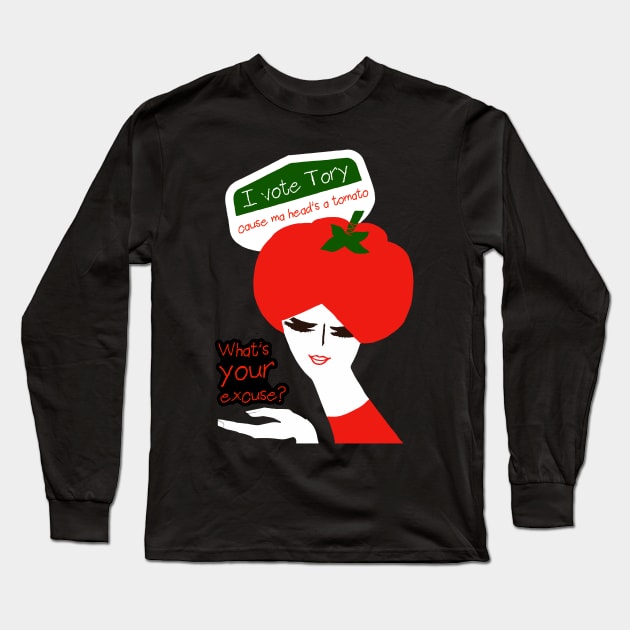 My Head's a Tomato Long Sleeve T-Shirt by k8_thenotsogreat